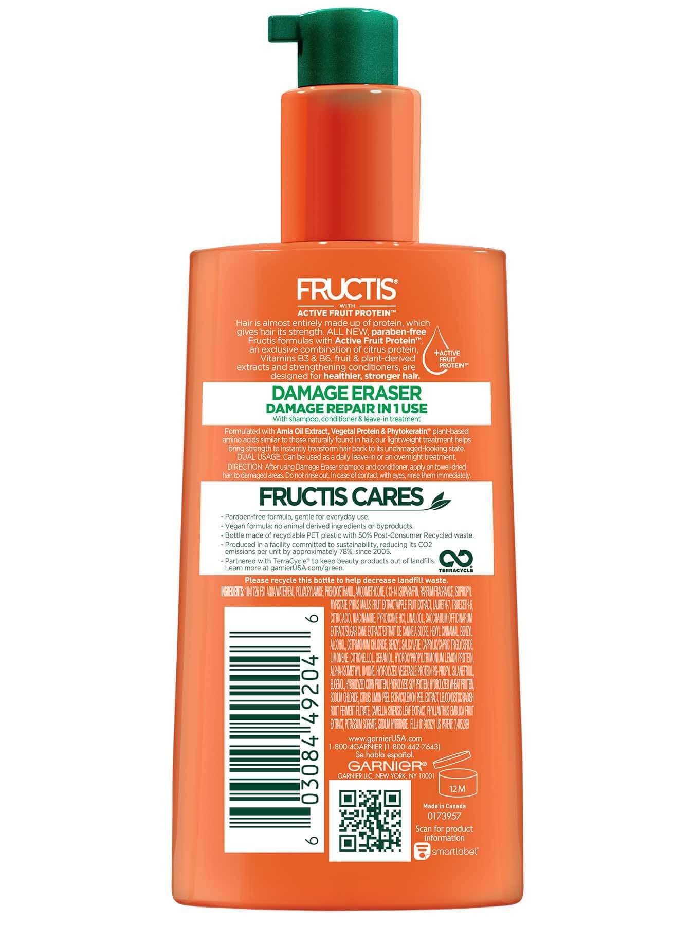 Back view of Damage Eraser Liquid Strength Treatment with Protein.
